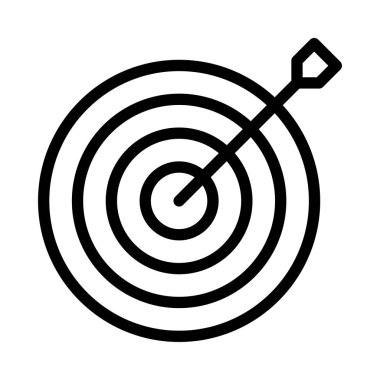 hedef simge vektör illüstrasyonu 