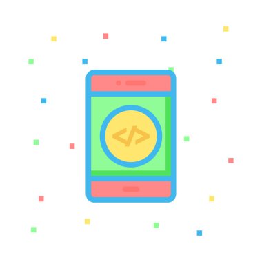 Telefon simgesi vektör illüstrasyonu 