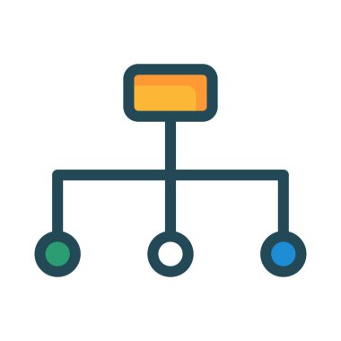 Vektör renk simgesi web için