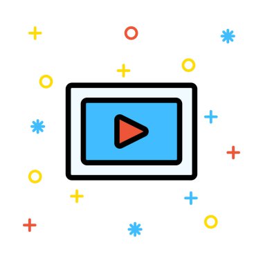 Web renk tasarım simgesi geliştirme için 