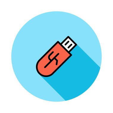 Flash kart simge vektör çizim 