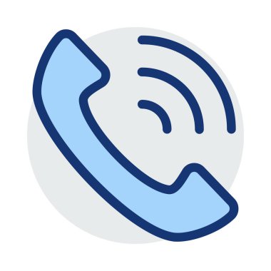 Telefon simgesi vektör illüstrasyonu 