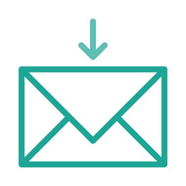 ileti ikonu vektör illüstrasyonu 