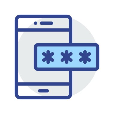 Mavi web renk tasarım simgesi geliştirme için 