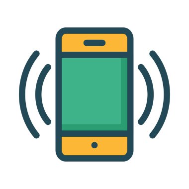  Smartphone Simgesi, vektör illüstrasyonu 