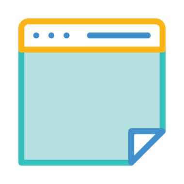 Etiket simgesi vektör illüstrasyonu 