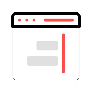 Mavi web renk tasarım simgesi geliştirme için 