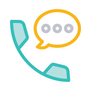 Web telefon simgesi. Vektör çizim