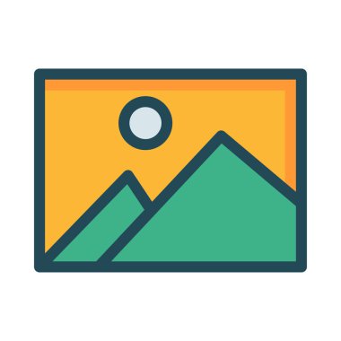 Vektör renk simgesi web için