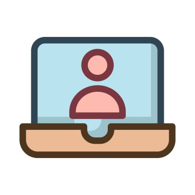 Web geliştirme için telefon simgesi. Vektör çizim