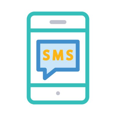  sms kutsal kişilerin resmi, vektör çizim ile Smartphone 