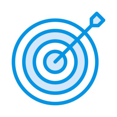 hedef simge vektör illüstrasyonu 