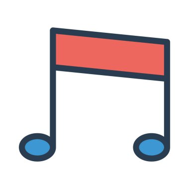 melodi simge vektör çizim 