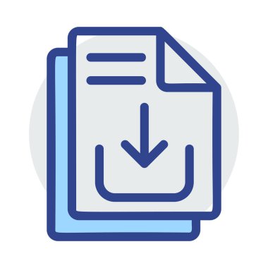 Mavi web renk tasarım simgesi geliştirme için 