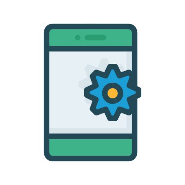 Geliştirme için Web simgesi. Vektör çizim