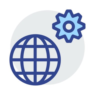 Vektör renk simgesi web için