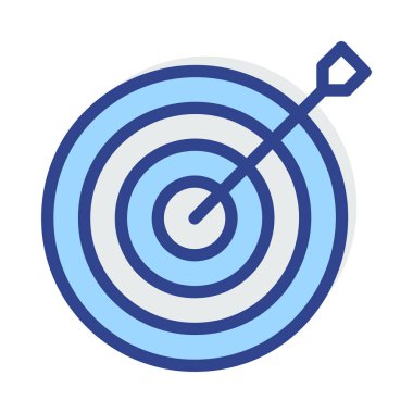 hedef simge vektör illüstrasyonu 