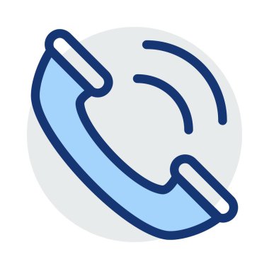 Telefon simgesi vektör illüstrasyonu 