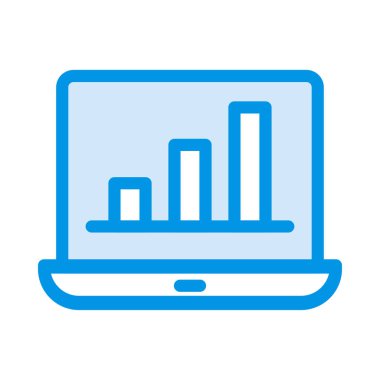 bilgisayar dizüstü simge vektör çizim 