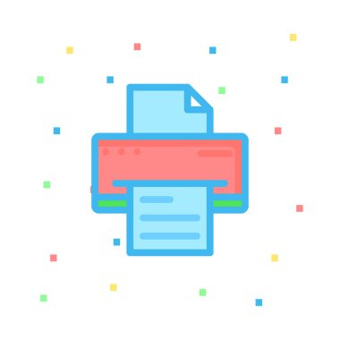 Geliştirme için Web simgesi. Vektör çizim