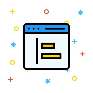 Web renk tasarım simgesi geliştirme için 