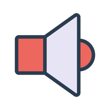 hoparlör simgesi vektör çizim 