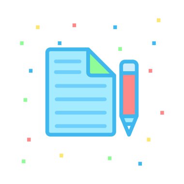 Geliştirme için Web simgesi. Vektör çizim