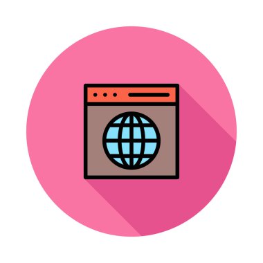 Web renk tasarım simgesi geliştirme için 