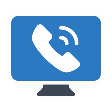 Web bağlantı renk simgesi. Vektör çizim