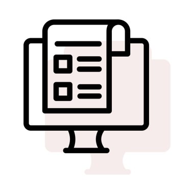 Online ekran web renk simgesi