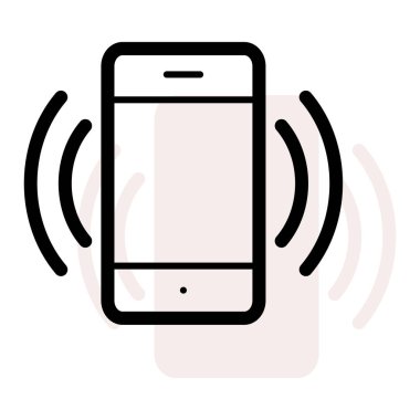  Smartphone Simgesi, vektör illüstrasyonu 