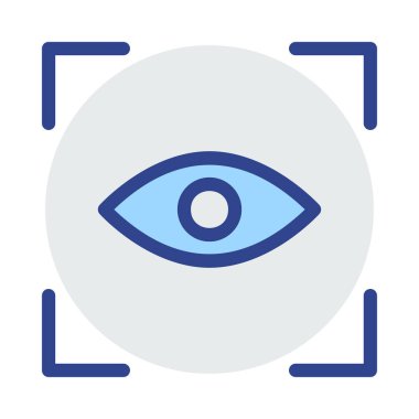 Mavi web renk tasarım simgesi geliştirme için 