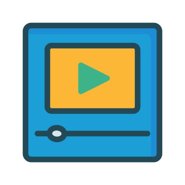 Vektör renk simgesi web için