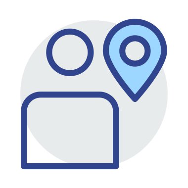 Mavi web renk tasarım simgesi geliştirme için 