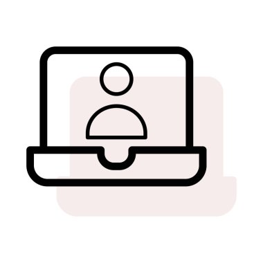 Web geliştirme için mobil tasarım simgesi. Vektör çizim