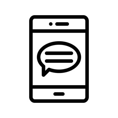  Smartphone Simgesi, vektör illüstrasyonu 