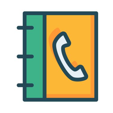 Telefon simgesi vektör illüstrasyonu 