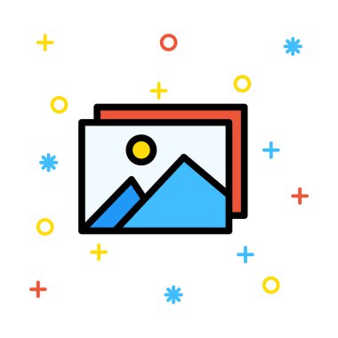 Web renk tasarım simgesi geliştirme için 