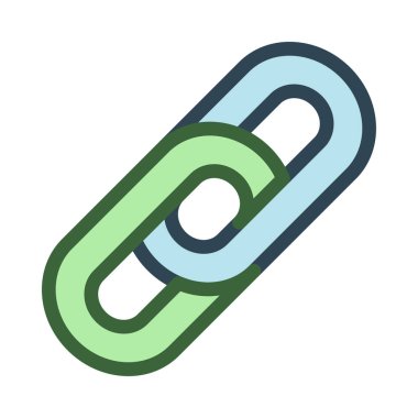 zincir simge vektör çizim 