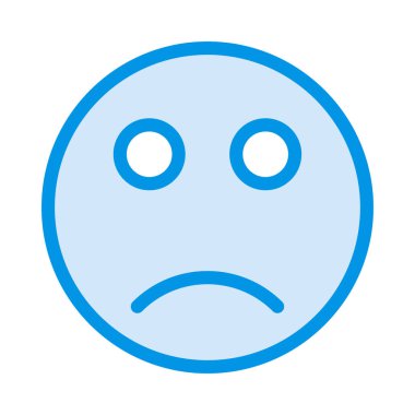 Beyaz arka plan, vektör, illüstrasyon izole emoji düz simgesi