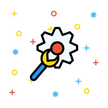 Web renk tasarım simgesi geliştirme için 