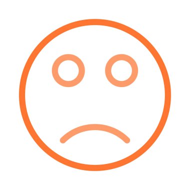 Beyaz arka plan, vektör, illüstrasyon izole emoji düz simgesi