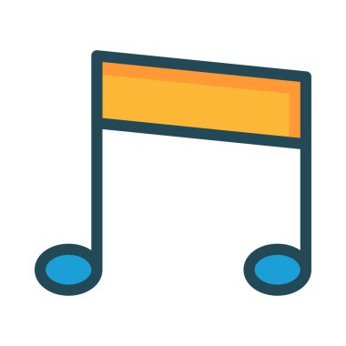 melodi simge vektör çizim 