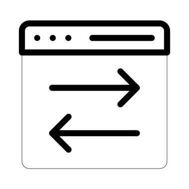 Gelişim için web tasarım simgesi. vektör illüstrasyonu