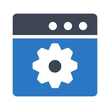 Web renk tasarım simgesi geliştirme için. Vektör çizim