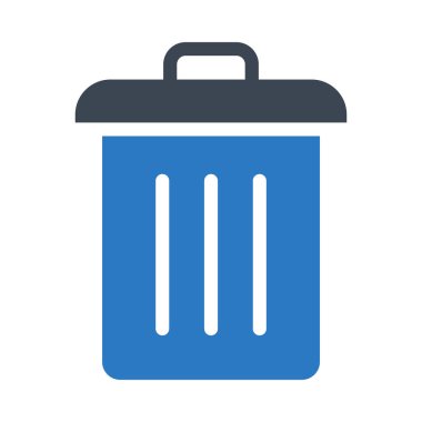 Geri dönüşüm kutusu izole anahat, vektör