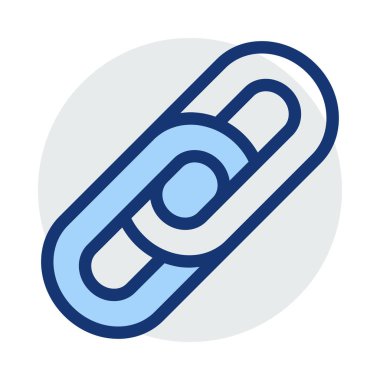 zincir simge vektör çizim 