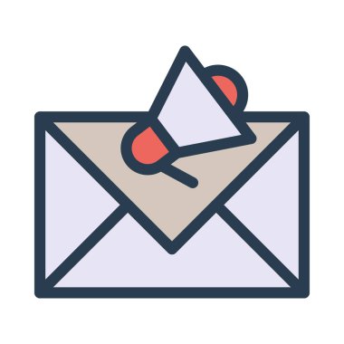 ileti ikonu vektör illüstrasyonu 