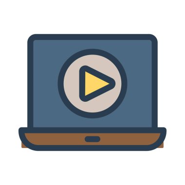 oyuncu simge vektör çizim 