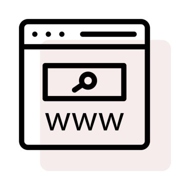 Gelişim için web tasarım simgesi. vektör illüstrasyonu